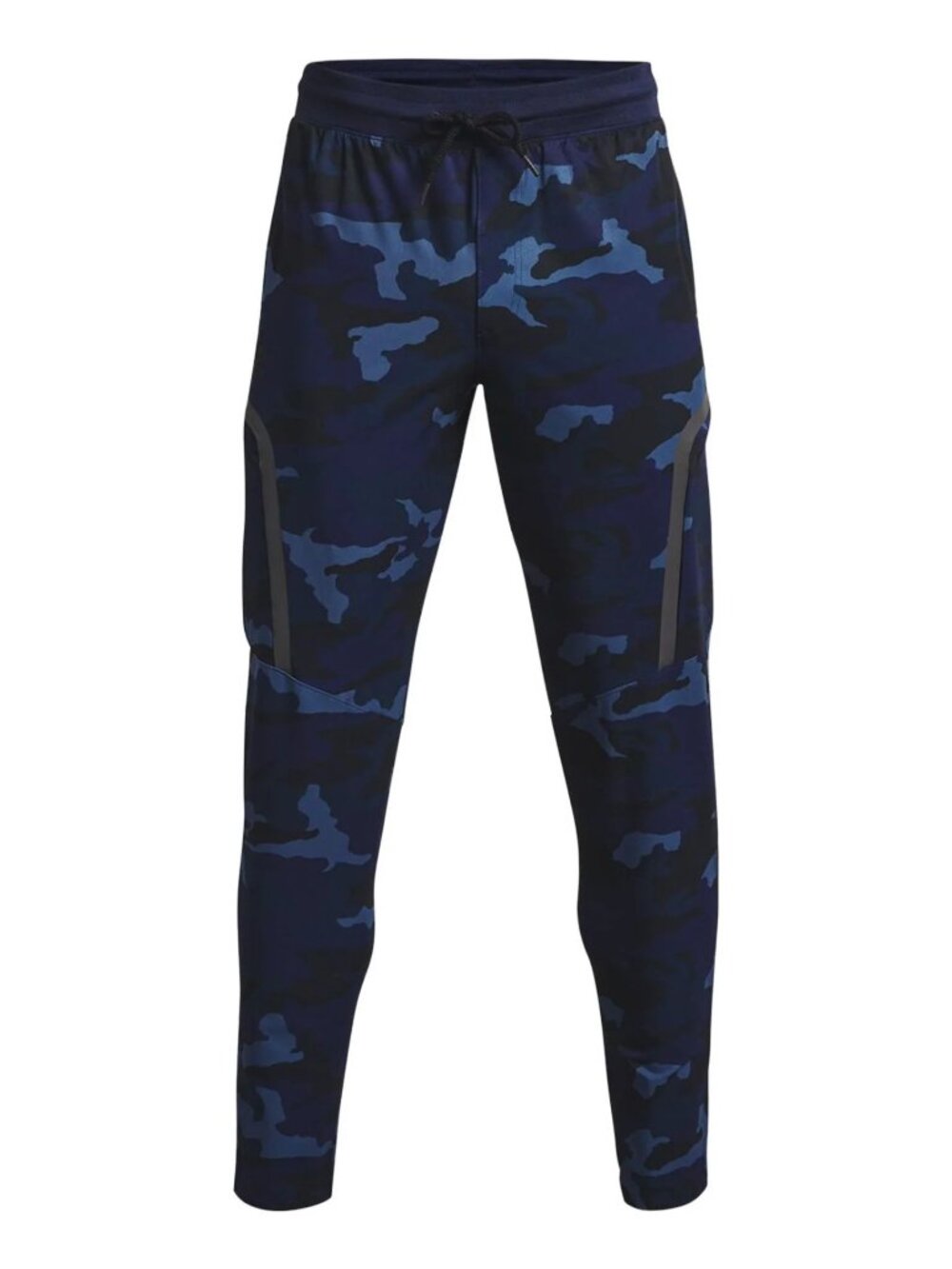 Under Armour UA Elite Cargo Pants Men's XL Blue Camo Zip Pockets EUC